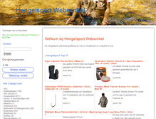 Tablet Screenshot of hengelsportwebwinkel.nl